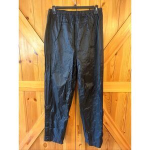 Stearns Men’s Dry Wear Pants Black Rain Mesh Lined Waterproof Size Large (5650)
